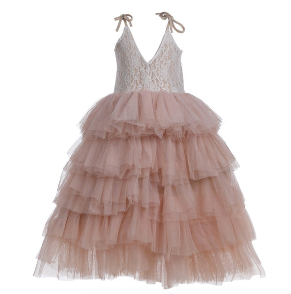 Floral Girls Tulle Dress: A Delightful Choice for Young Fashionistas