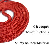 Men & Women Flow Rope Exercise Jump Ropes Home Gym Cardio Fitness Rope Adjustable 9 feet Length Free Style Relax Skipping Jumping Weighted Training Workout Ropes -400g(0.88lb)
