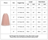 Flower Girls Straight Tulle Maxi Skirts Pink Color Ankle Length Princess Skirts