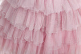 Flower Girls Strap Tutu Lace Lace Party Dress Light Pink Color - everprincess